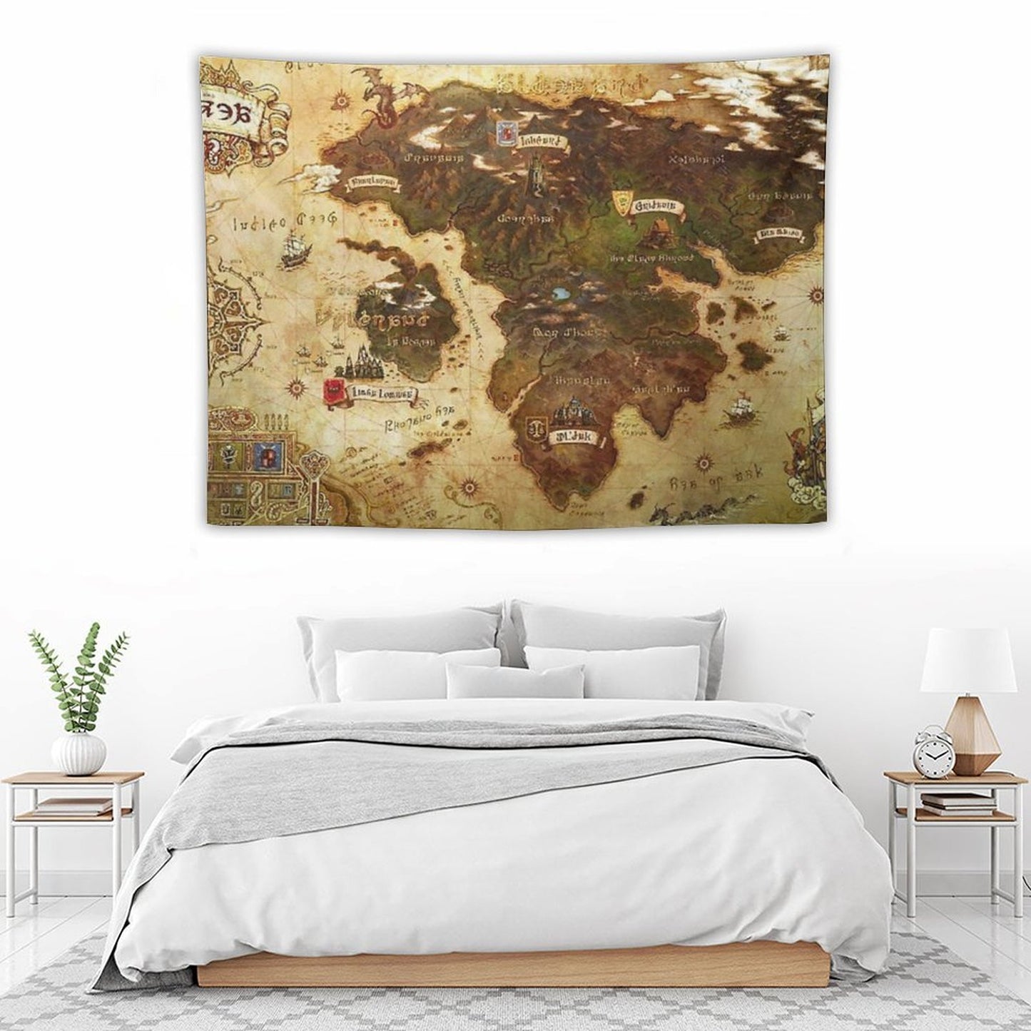 Eorzea FFXIV Map Tapestry