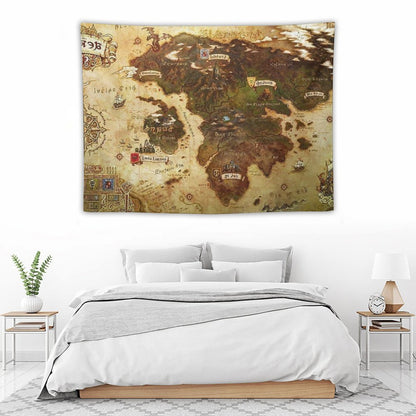 Eorzea FFXIV Map Tapestry
