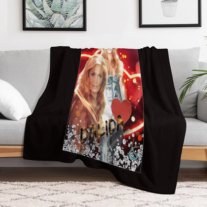Dalida Throw Blanket