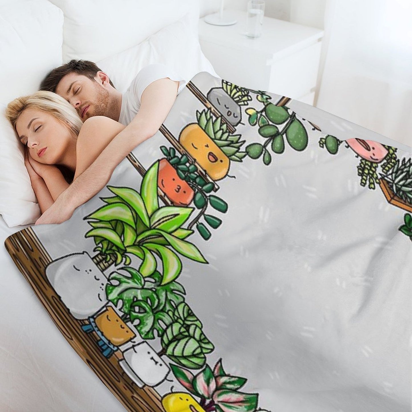 Plant Buddies All Around Throw Blanket