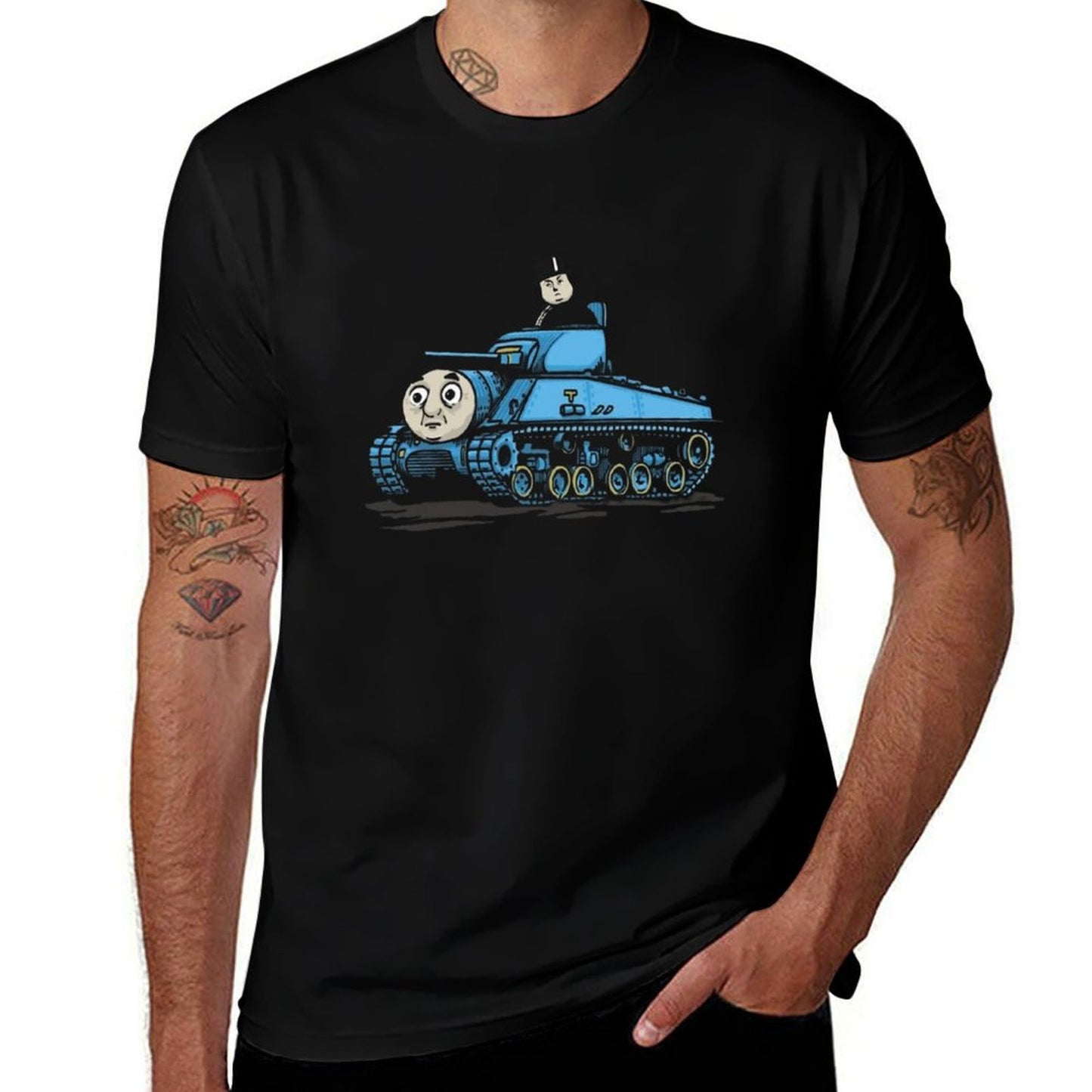 Thomas The Tank  Tagless Design T-Shirt