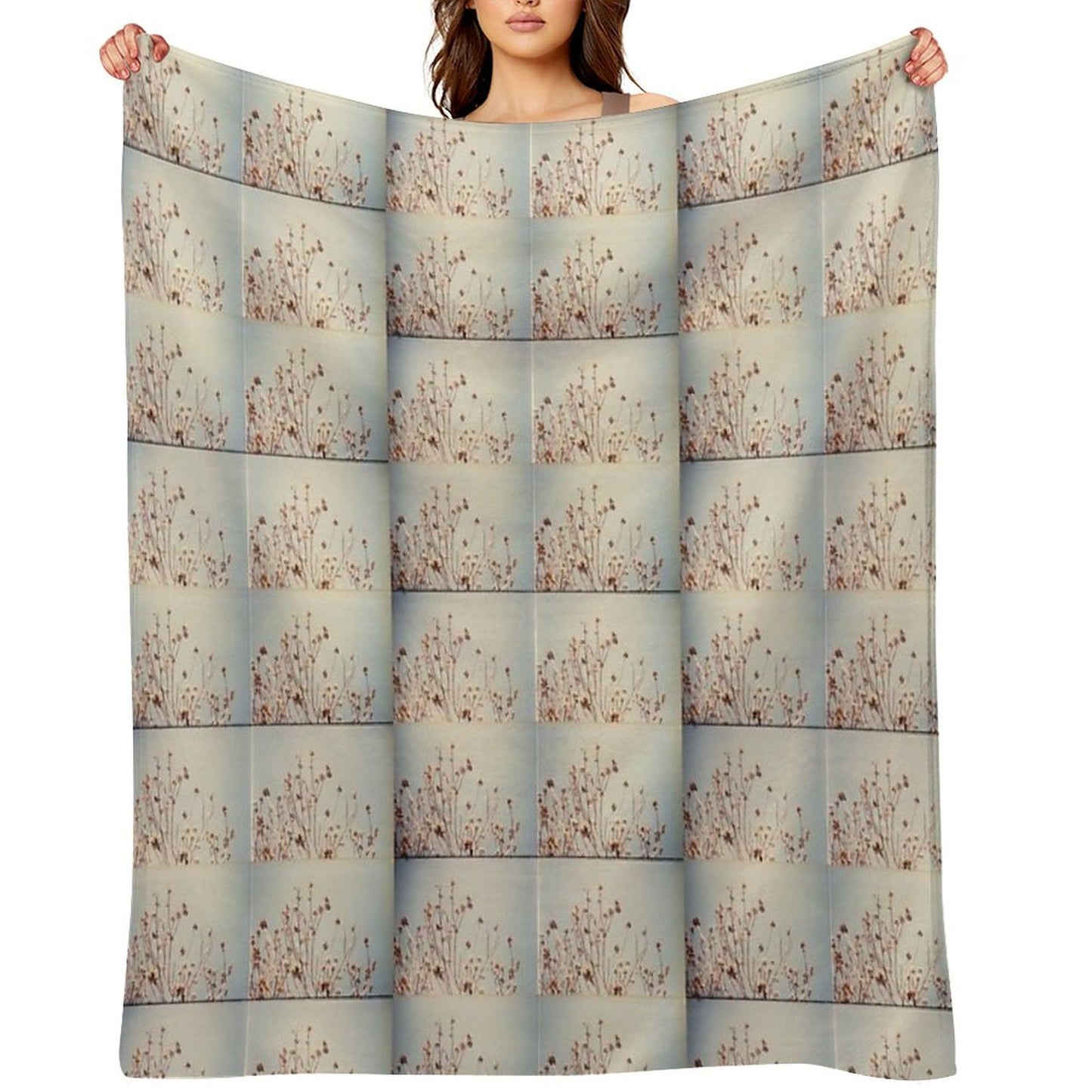 Tree Times Four Throw Blanket