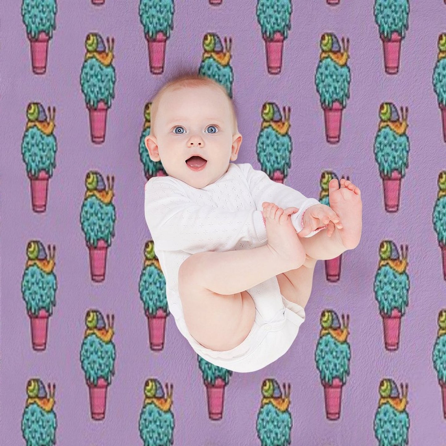 Crazy Snail Cone Throw Blanket