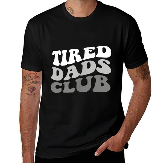 Tired Dad Club Playmat Car Race Track Dad Father's Day  Polyester Blend T-Shirt