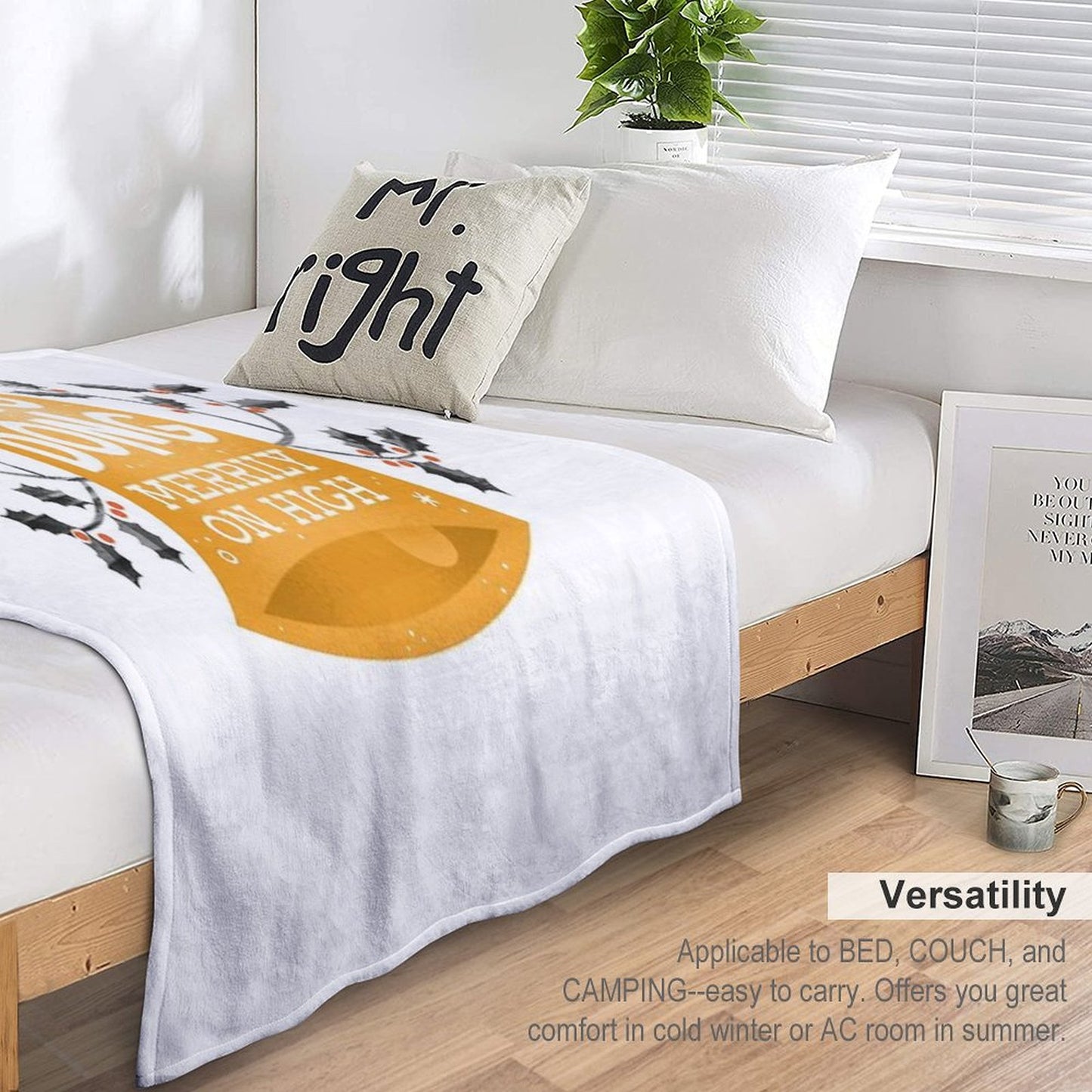 Ding-dong Merrily on High Throw Blanket