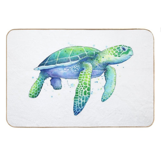 Green Sea Turtle Bath Mat