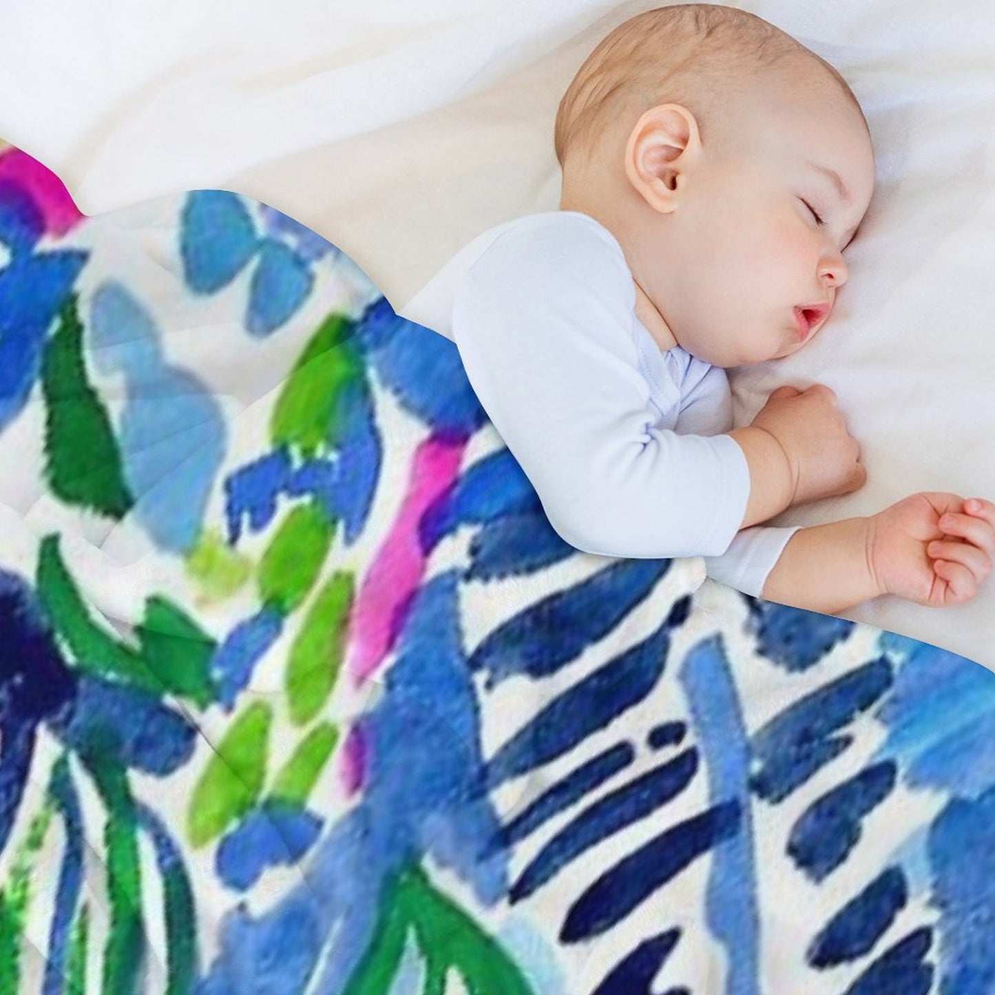 Dont Be Blue Throw Blanket