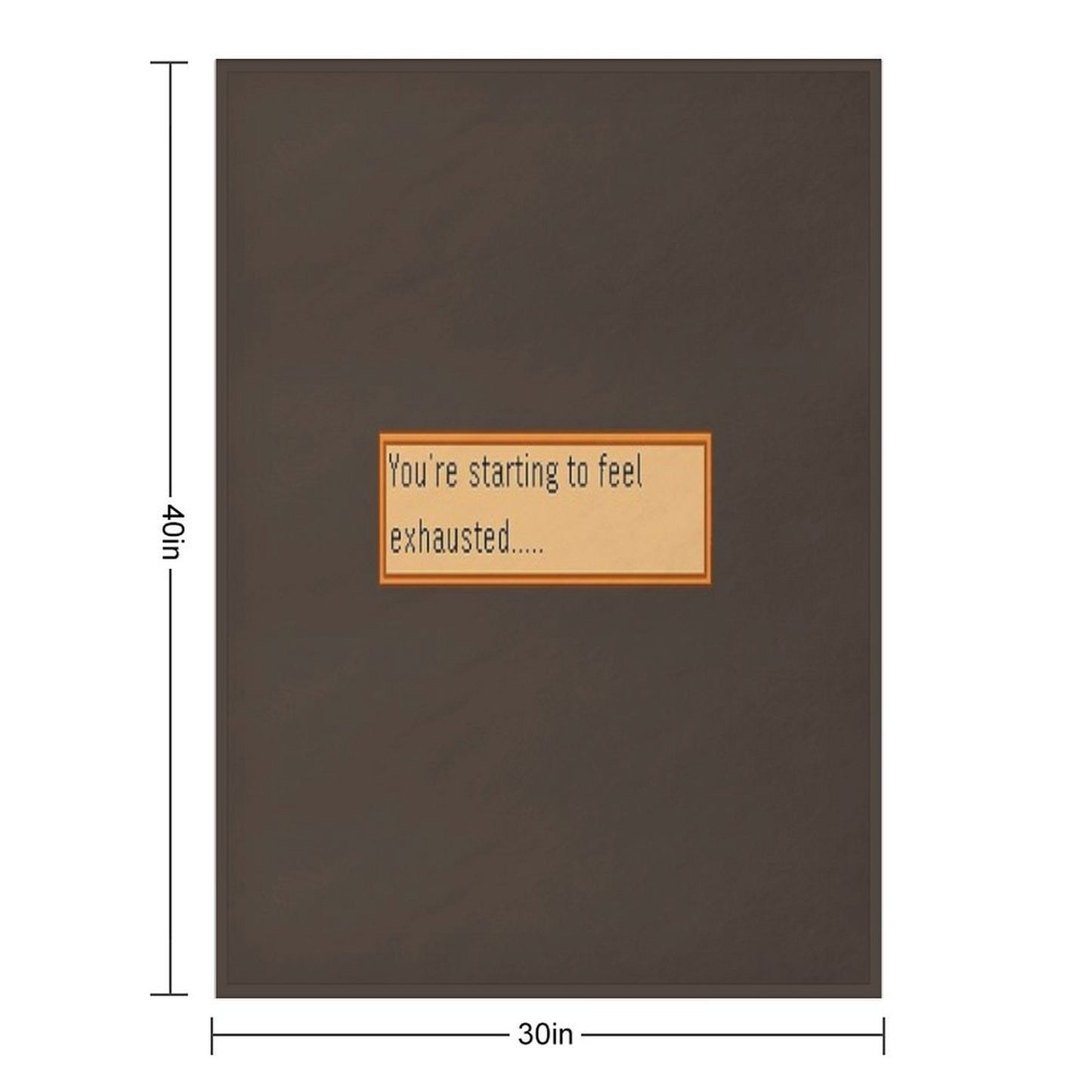 Exhausted - Stardew Throw Blanket