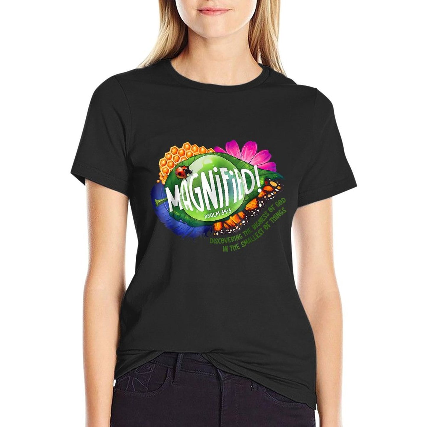 VBS 2025 Magnified Smallest Insects Adventure VBS  Rolled Sleeves T-Shirt