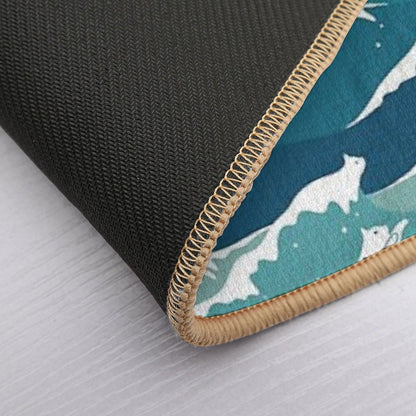 Cat Landscape 135 Cat Waves Bath Mat