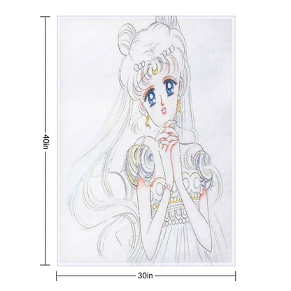 Princess Serenity Throw Blanket