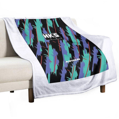 HKS Advan JDM Throw Blanket