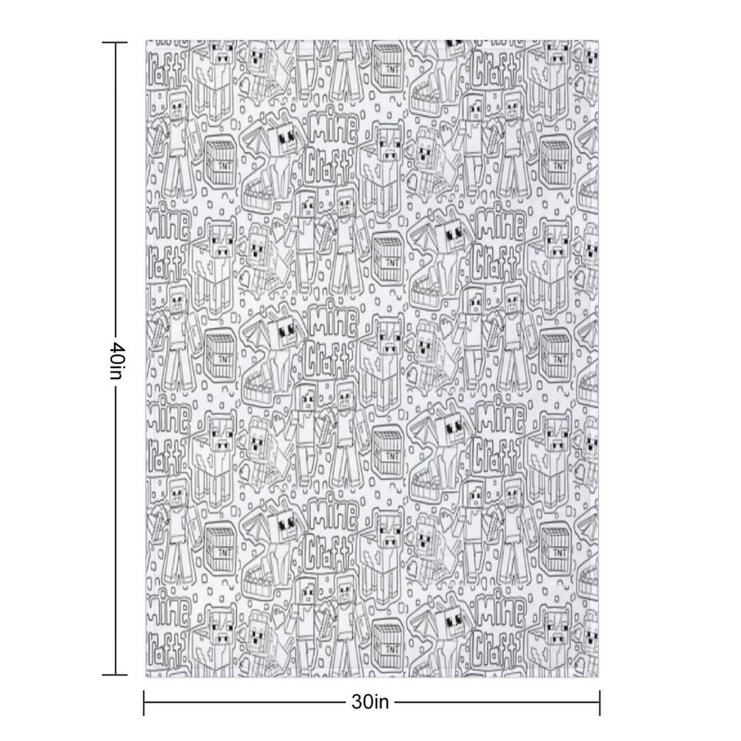 Minecraft Throw Blanket