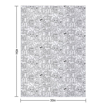 Minecraft Throw Blanket
