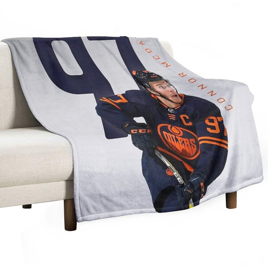 Connor McDavid Throw Blanket