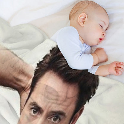 Robert Downey Jr Throw Blanket
