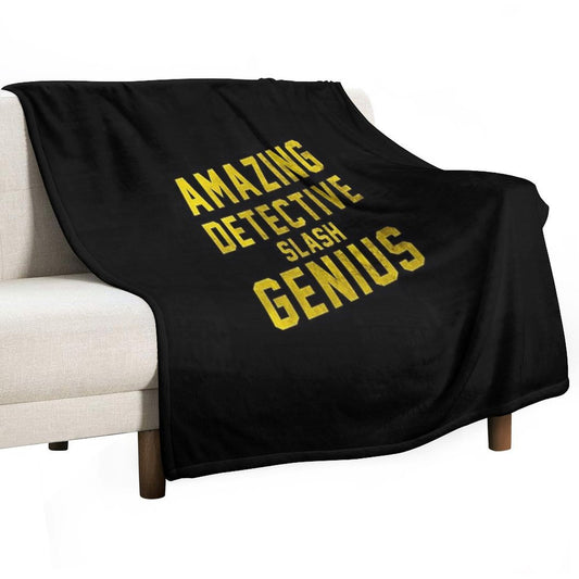 AMAZING DETECTIVE SLASH GENIUS Throw Blanket