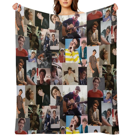 Joshua Bassett Collage Throw Blanket