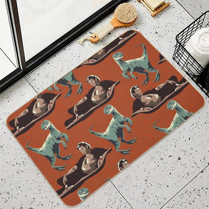 Jurassic Geniuses Bath Mat