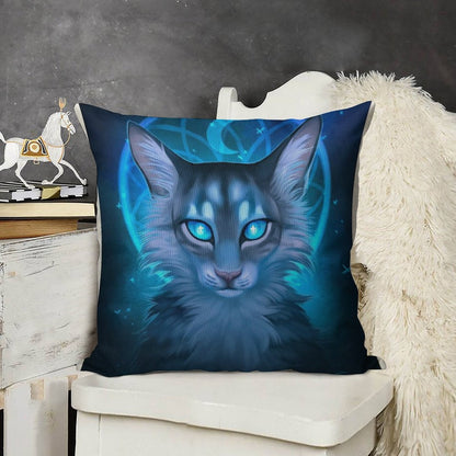 Warriors Jayfeather Linen Throw Pillow Cover
