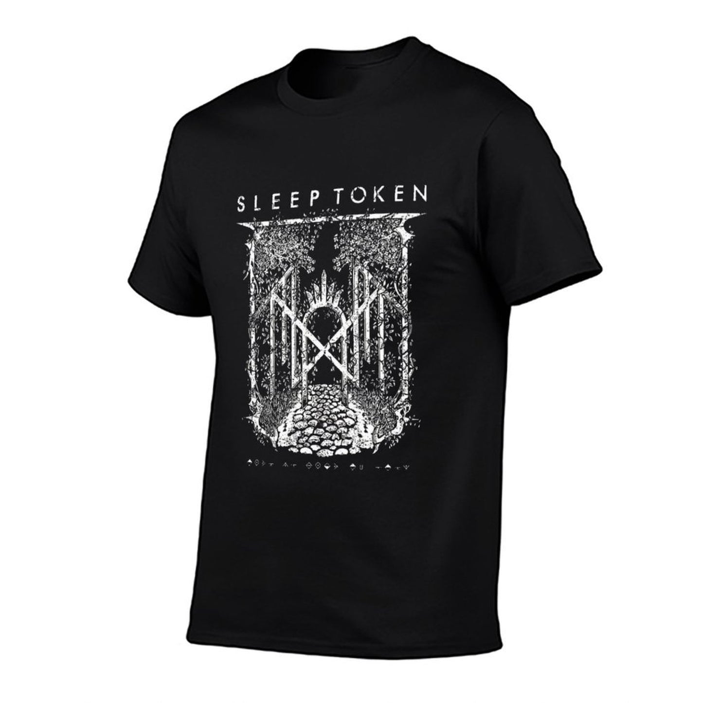 Raw Power Breaks Through The Roaring Silence - Original Sleep Token Music Merchandise  Ribbed Collar T-Shirt