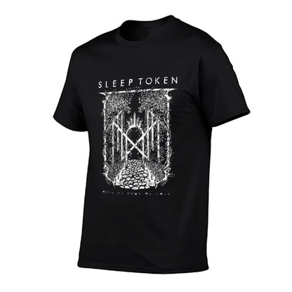 Raw Power Breaks Through The Roaring Silence - Original Sleep Token Music Merchandise  Ribbed Collar T-Shirt