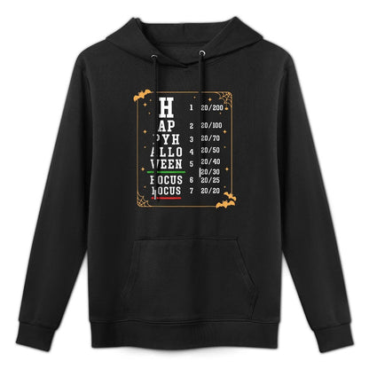 Optometry Halloween Spooky Ophthalmologist Funny Eye Doctor Breathable Fabric Hoodie