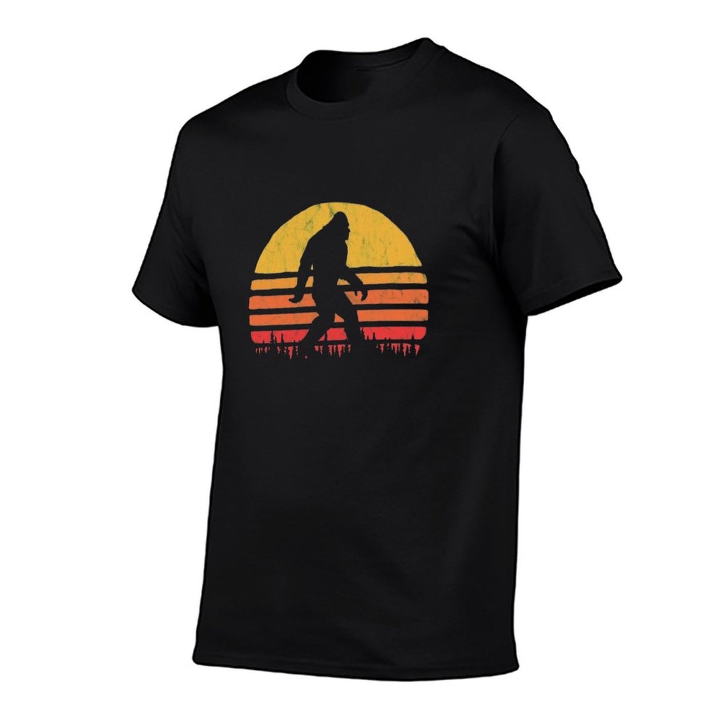 Retro Bigfoot Silhouette Sun Vintage  - Believe!  Affordable Price T-Shirt