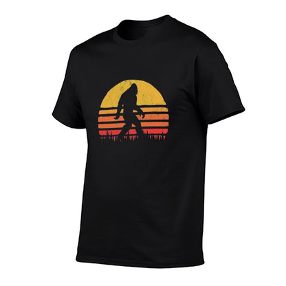 Retro Bigfoot Silhouette Sun Vintage  - Believe!  Affordable Price T-Shirt