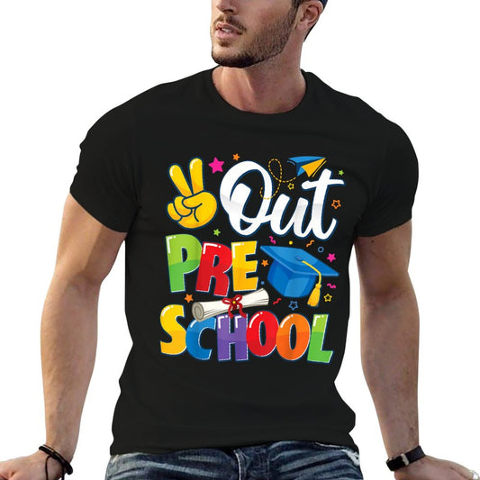 Out Preschool Graduate 2025 Pre K Graduation 2025 T-Shirt