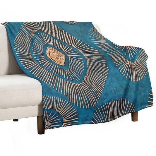 Fossilized Throw Blanket