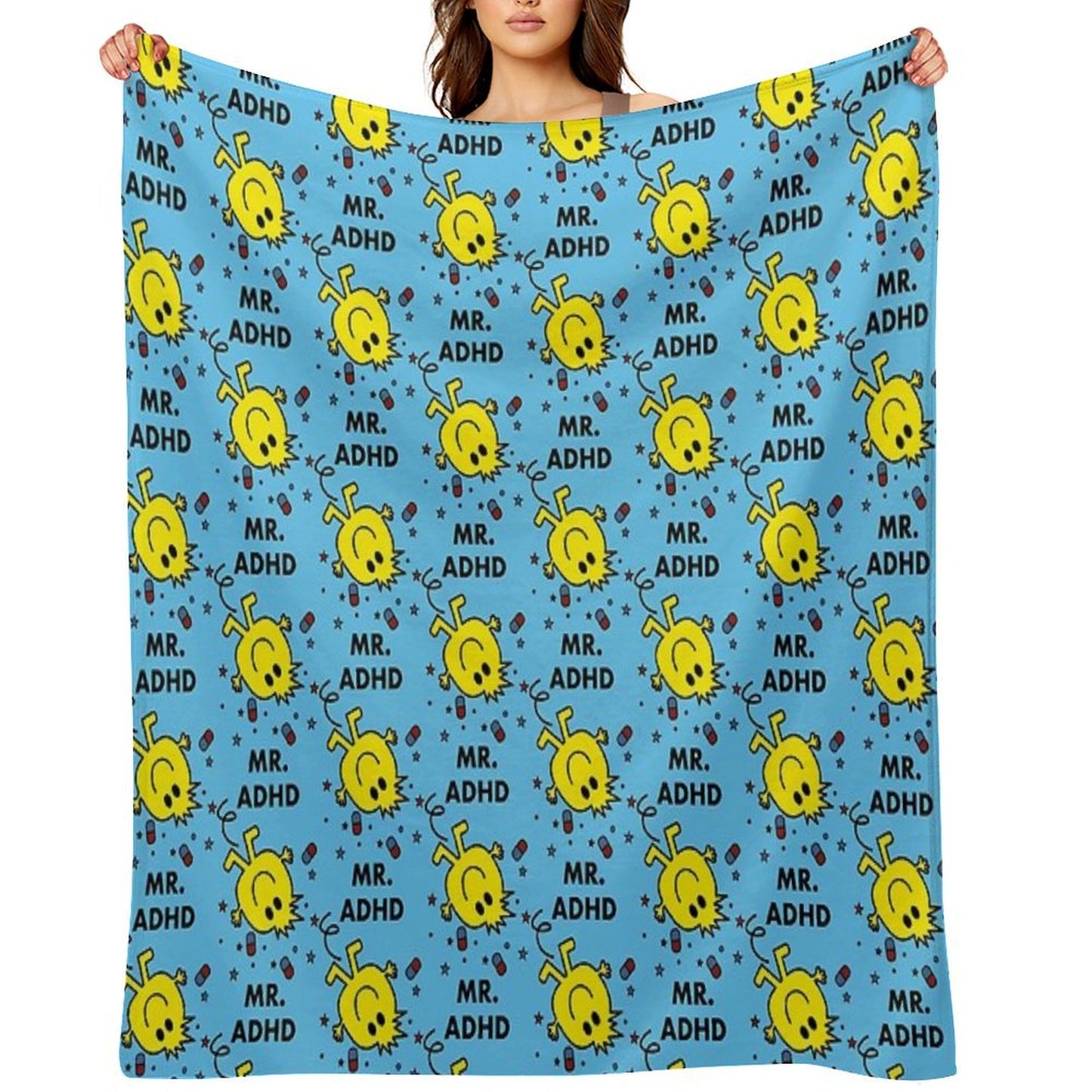 MR ADHD Throw Blanket