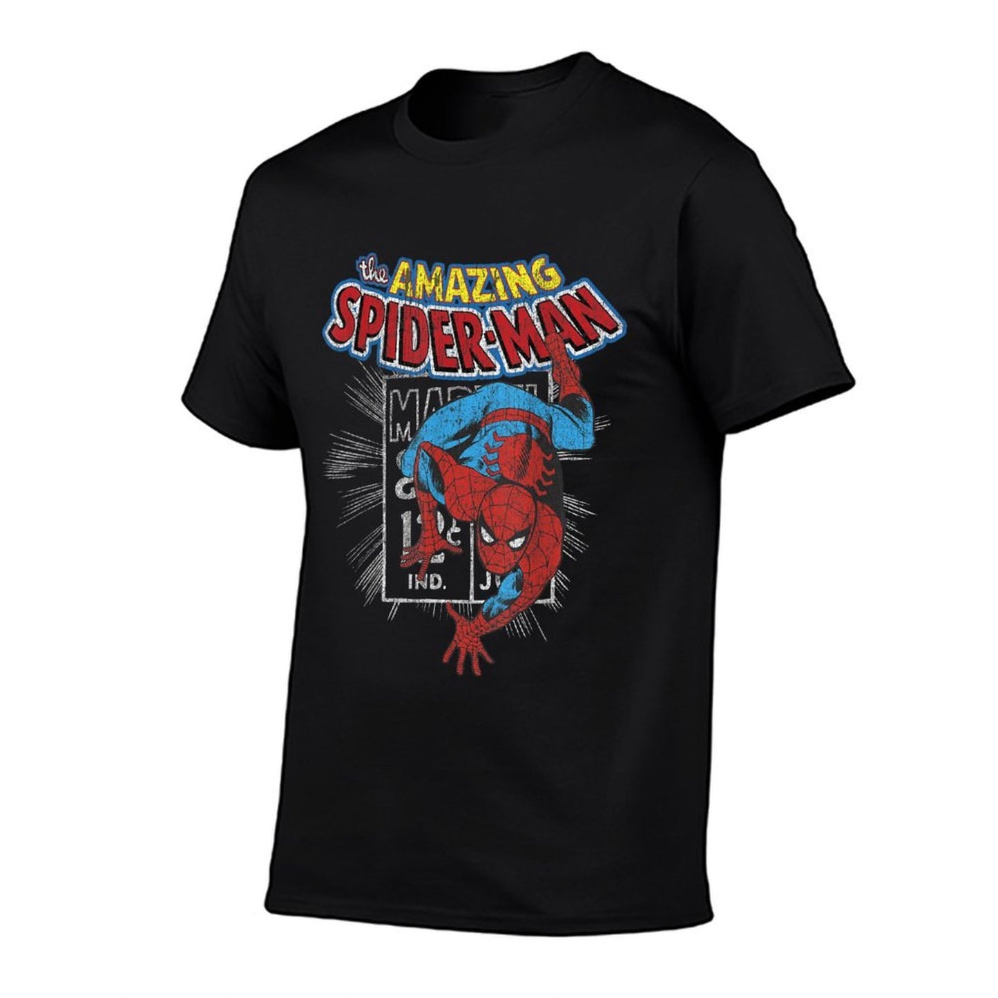 Marvel The Amazing Spider-Man Vintage Comic Poster  Graphic-printed T-Shirt
