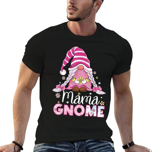 Flower For Mom Gnomies Cute Gnome Mom Happy Mother&#39;s Day T-Shirt