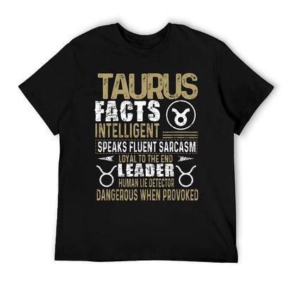 TAURUS Facts Zodiac Sign Shirt Birthday Gift April & May T-Shirt