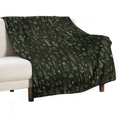 Forest And Field Guardian Throw Blanket