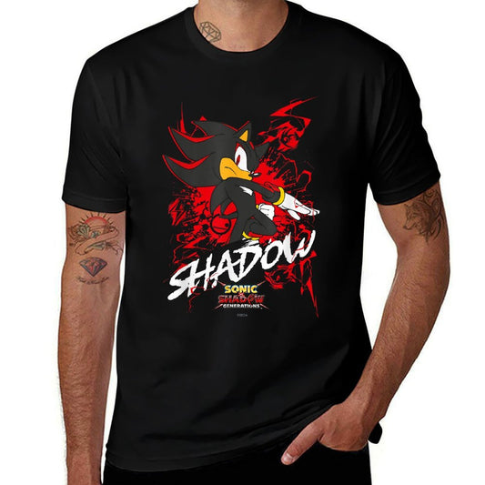Sonic The Hedgehog, Sonic X Shadow Generations - Shadow  Fade-proof Color T-Shirt