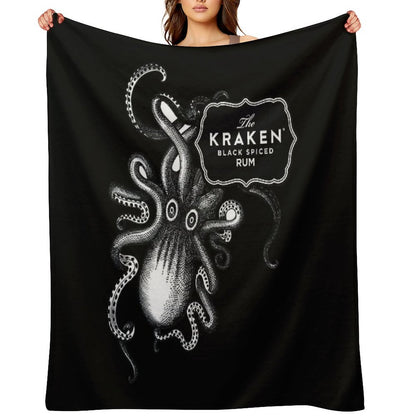 Kraken Rum Throw Blanket