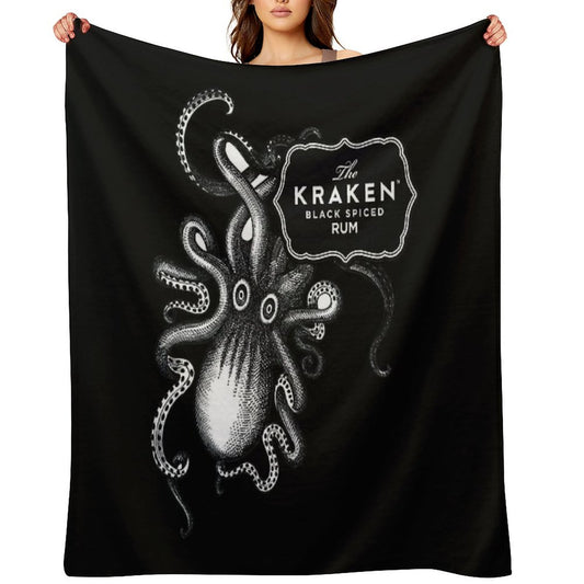 Kraken Rum Throw Blanket