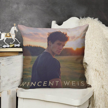 Wincent Weiss Vibes Linen Throw Pillow Cover