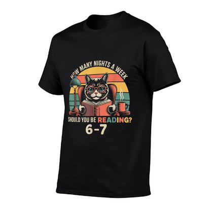 Reading 67 Meme English Teacher in Funny 67 Retro Cat Crew  Tagless Design T-Shirt