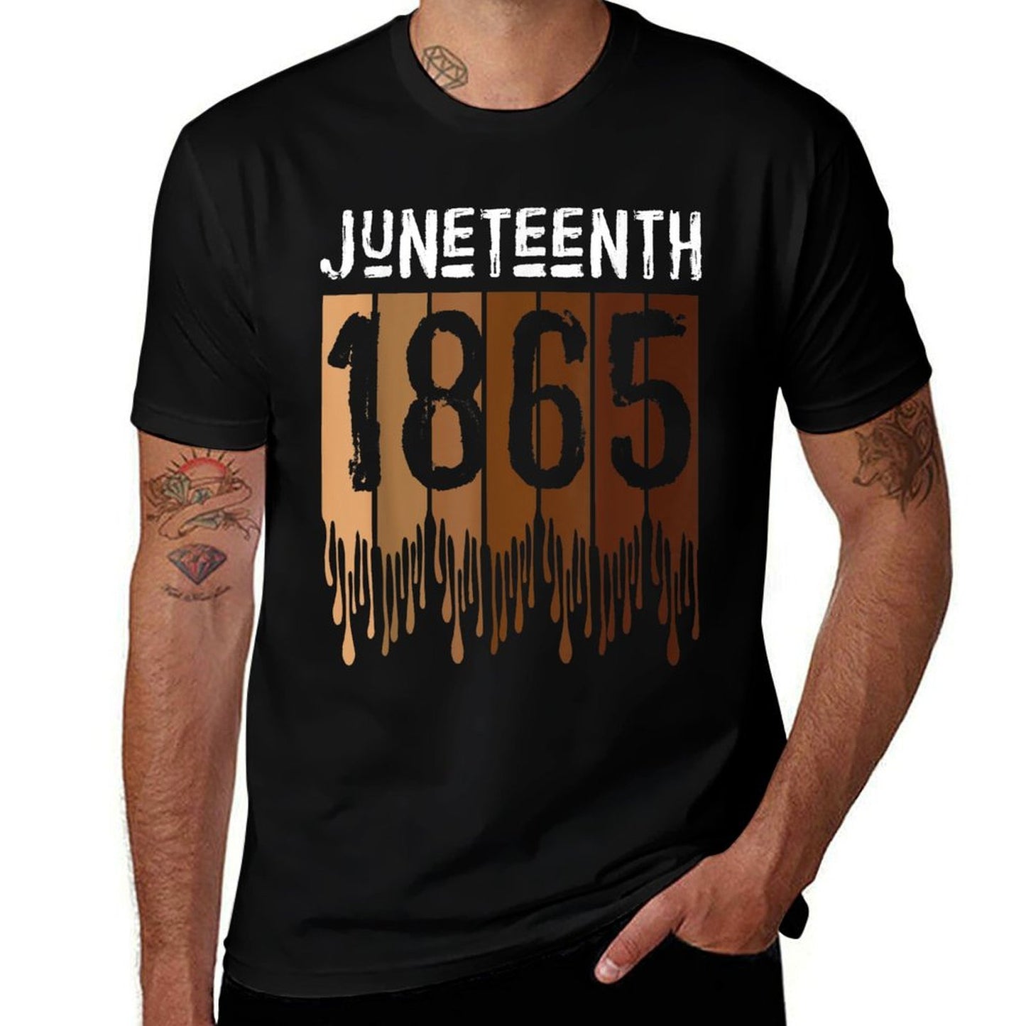 Juneteenth June 19th 1865 Freedom Day Melanin  Versatile T-Shirt