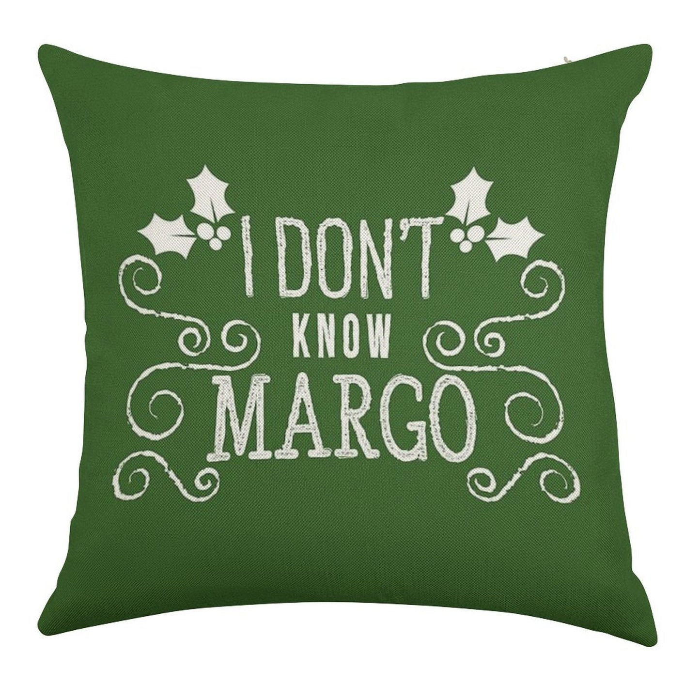 Christmas Vacation Todd And Margo Quote by Kelly Design Company Linen Throw Pillow Cover