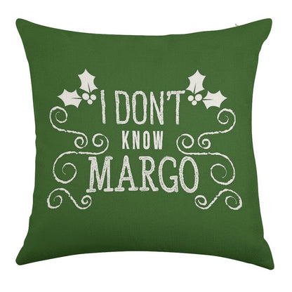 Christmas Vacation Todd And Margo Quote by Kelly Design Company Linen Throw Pillow Cover