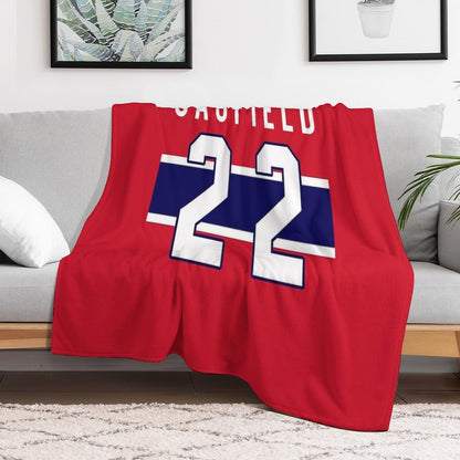 Caufield Jersey Throw Blanket