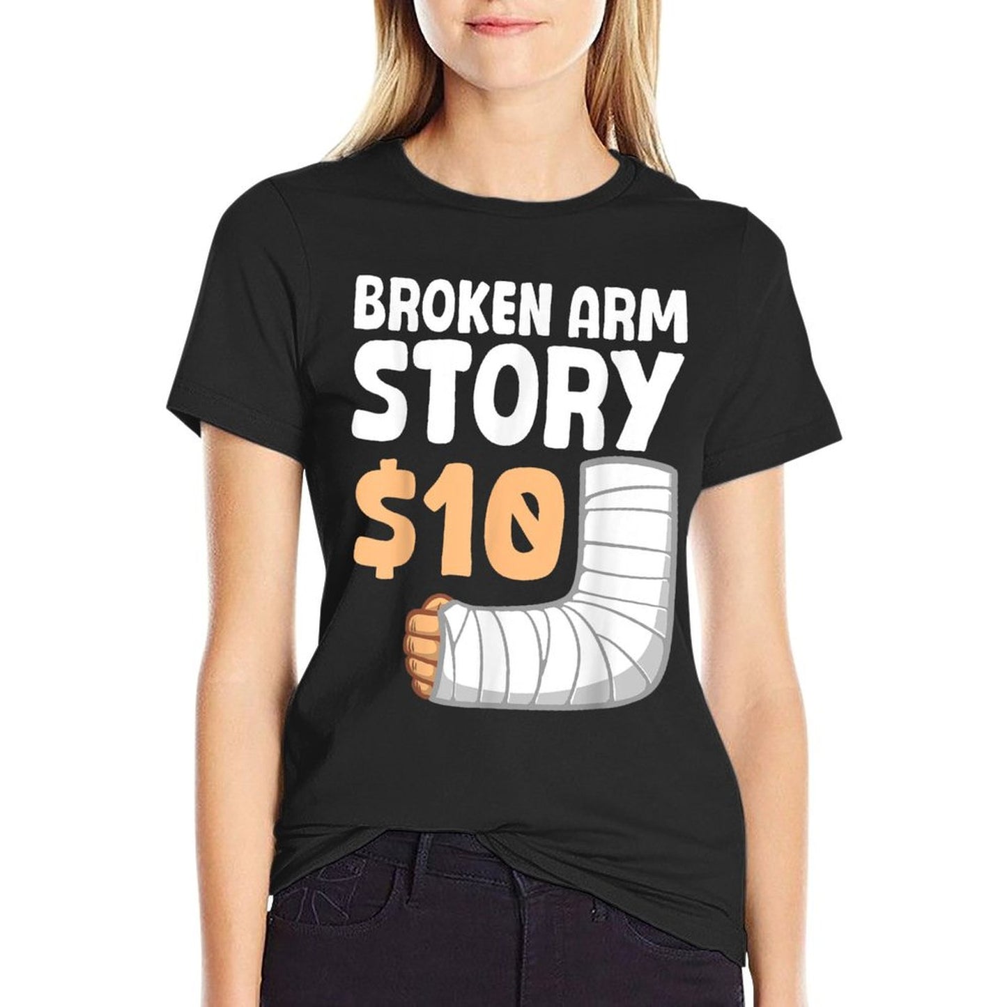 Cool Broken Arm Design For Men Women Kids Elbow Broken Arm T-Shirt