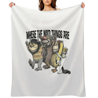 Where The Wild Things Are T-ShirtWHERE THE WILD THINGS ARE Throw Blanket
