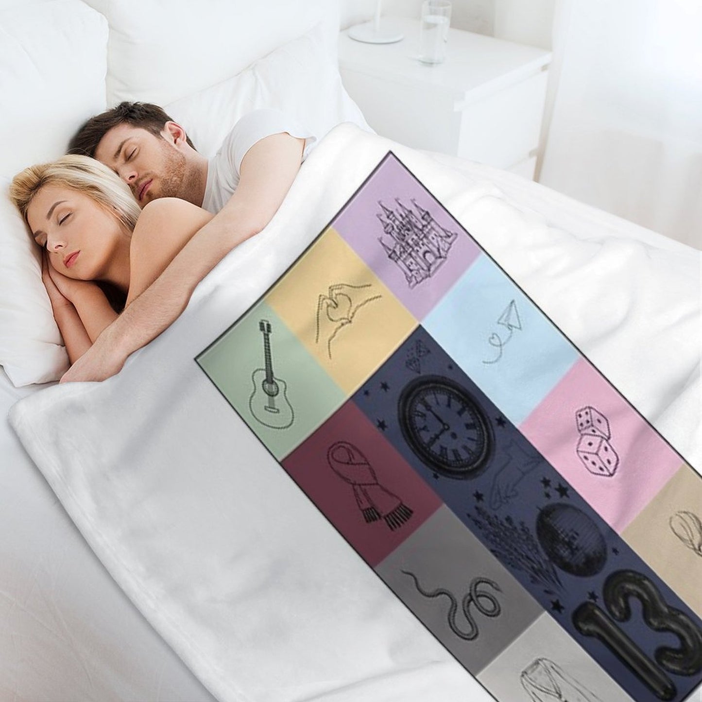 TS The Eras Tour Poster Swiftie Throw Blanket