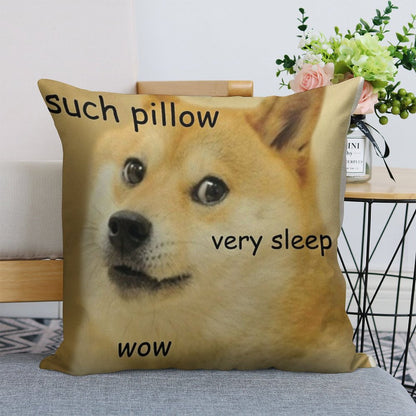 Such Pillow Very Sleep Linen Throw Pillow Cover