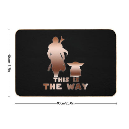 Mando (Variant) This Is The Way Bath Mat